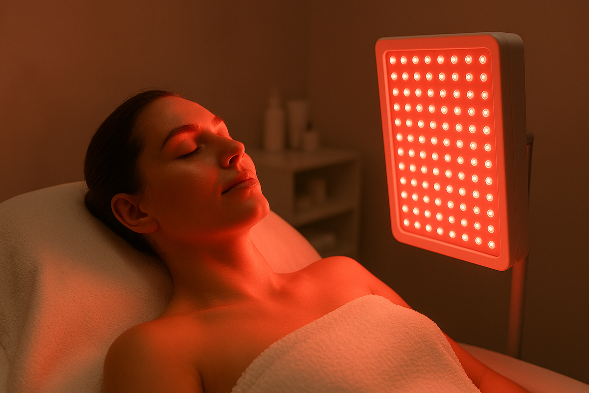 Stwórz obraz urzytkowanika produktu czerwona tapia pokazującego produkt